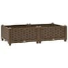 vidaXL Raised Bed Brown Polypropylene Medium Durable Raised Bed