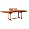 vidaXL 7 Piece Patio Dining Set Solid Wood Acacia and Textilene