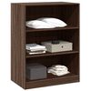vidaXL Wardrobe Brown oak Engineered wood Medium Wardrobe Rectangular