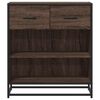 vidaXL Sideboard Brown Oak Engineered wood Medium Sideboard