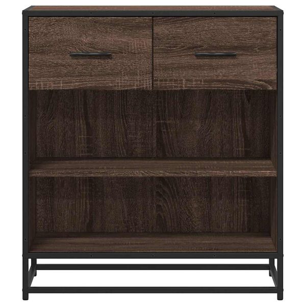 vidaXL Sideboard Brown Oak Engineered wood Medium Sideboard
