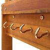 vidaXL Garden Kitchen Trolley Solid Acacia Wood 36.2"x17.1"x55.7"