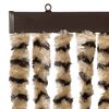 vidaXL Insect Curtain Beige and Brown 35.4x86.6" Chenille
