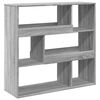 vidaXL Book Cabinet Grey Sonoma Engineered wood 39.4 x 13.0 x 37.2 in