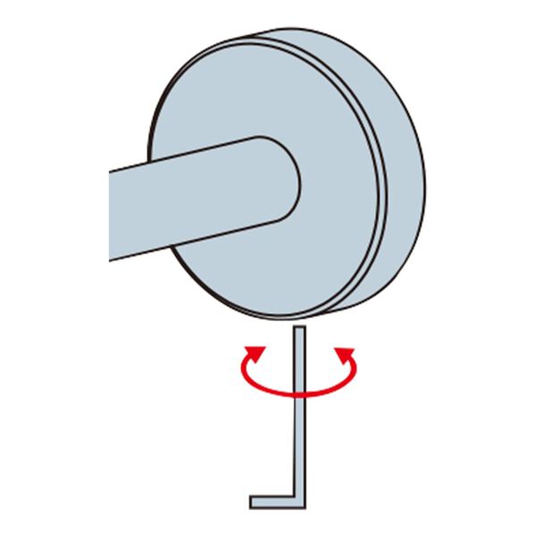 Kleine Wolke Towel Rack Silver Metal Standard Wall Mounting Towel Rack