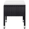 vidaXL Dining Set Black, Cream White