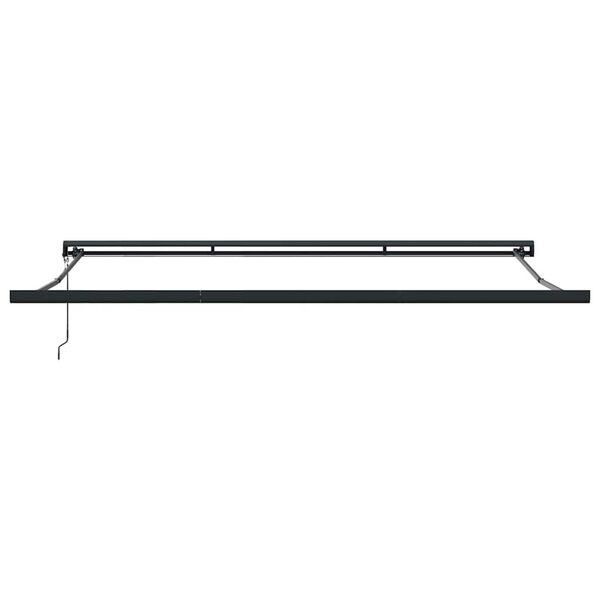 vidaXL Awning Frame Anthracite 157.48 x 118.11 in Aluminium