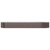 vidaXL Garden Raised Bed Brown Powder-coated steel Large Durable