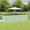 vidaXL Planter Green 160 x 40 x 75 cm Steel