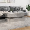 vidaXL Coffee Table Concrete Grey Engineered Wood 35.4 x 19.7 x 15.7 in