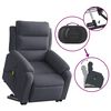 vidaXL Electric Stand Up Massage Recliner Chair Dark gray