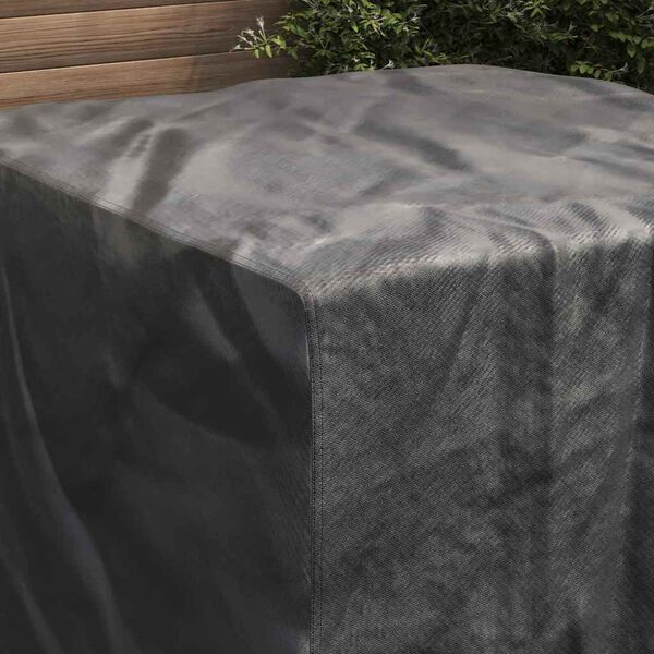 vidaXL Furniture Cover Plain Black 39.37 x 39.37 x 27.56 in 420D