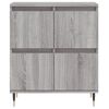 vidaXL Sideboard Gray Sonoma Engineered wood Medium Sideboard