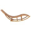 vidaXL Patio Sun Lounger Natural Teak Teak wood Standard