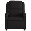vidaXL Massage Recliner Chair Black Fabric (100% polyester), metal, plywood