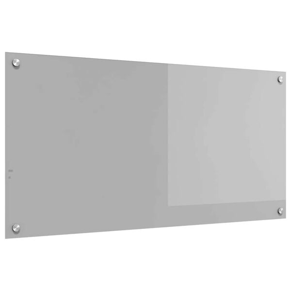 vidaXL Kitchen Backsplash Light grey 39.37 x 19.69 x 0.24 in