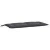 vidaXL Garden Bench Cushion Melange Anthracite 100% Polyester 39.4x19.7 in
