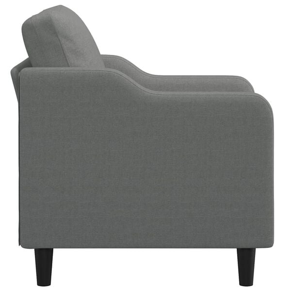 vidaXL Sofa Chair Dark Grey Fabric (100% polyester), metal, textilene
