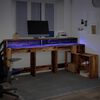 vidaXL Desk Old wood Engineered wood 78.7 x 40.9 x 35.8 in Computer Desk