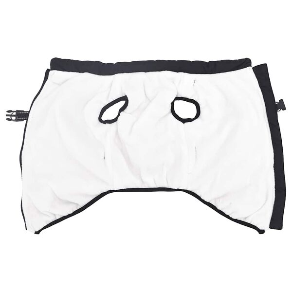 vidaXL Dog Coat Navy blue Polyester 5XL Adjustable Armrests Dog Coat