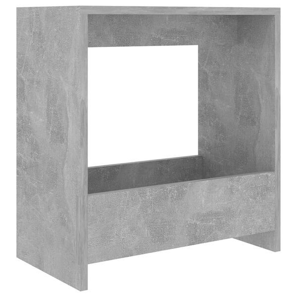 vidaXL Side Table Concrete Grey Engineered Wood Medium Side Table