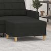 vidaXL Footstool Black Polyester 27.6x21.7x16.1 in Footstool