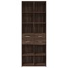 vidaXL Highboard Brown Oak Engineered Wood Large Highboard Rectangular