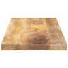 vidaXL Table Top 35.4"x15.7"x1" Rectangular Solid Wood Mango