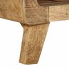 vidaXL TV Cabinet Rough Mango Solid rough mango wood Medium TV Cabinet