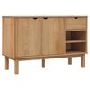 vidaXL Sideboard Pine Solid pine wood, engineered wood Medium Sideboard