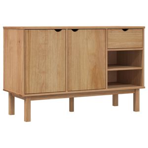 vidaXL Sideboard Pine Solid pine wood, engineered wood Medium Sideboard