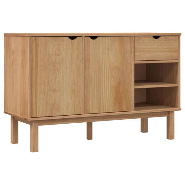 vidaXL Sideboard Pine Solid pine wood, engineered wood Medium Sideboard
