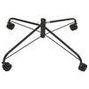 vidaXL Christmas Tree Stand Black Steel 34.3 in x 32.3 in x 10.4 in
