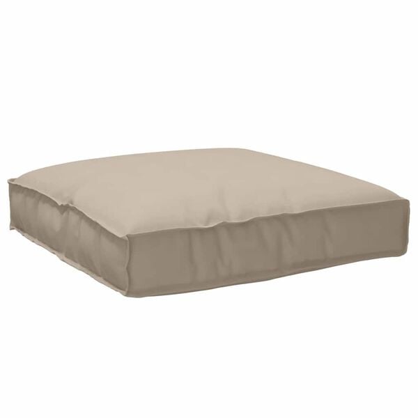 vidaXL Pallet Cushion for suitable for Seat Taupe 31.5" x 31.5" x 4.7