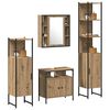 vidaXL Bathroom Cabinet Set Other 4 pcs artisan oak Engineered wood