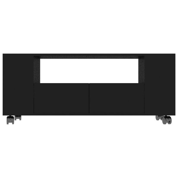 vidaXL TV Stand Black 47.2"x13.8"x18.9" Engineered Wood