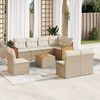 vidaXL Garden Sofa Set Beige