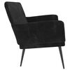 vidaXL Bench Black Velvet (100% polyester), metal, plywood