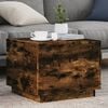 vidaXL Coffee Table Smoked Oak Engineered Wood Medium Coffee Table