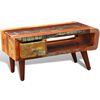 vidaXL Coffee Table Multicolor Reclaimed solid wood Small Rectangular