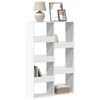 vidaXL Bookcase White Engineered wood 39.4x13.0x61.2 in Bookcase
