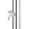 vidaXL Garden Shower Stainless Steel Stainless steel 304 7 ft 1 in tall