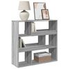 vidaXL Book Cabinet Grey Sonoma Engineered wood 39.4 x 13.0 x 37.2 in