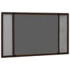 vidaXL Insect Screen Brown frame, Black mesh
