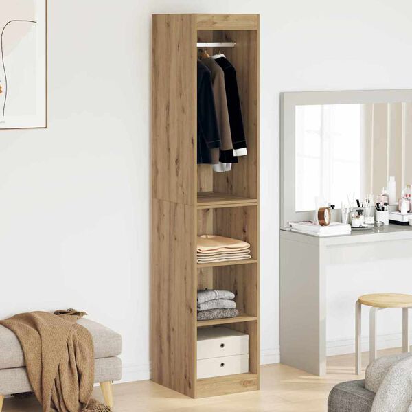vidaXL Wardrobe artisan oak 41 x 48 x 102 cm Engineered wood
