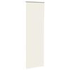 vidaXL Roller Blind Off white Polyester 27.6x82.7 in Height-Adjustable