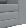 vidaXL Sofa Bed Light gray 148 x 71 x 83 cm fabric