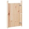 vidaXL Outdoor Kitchen Door Set of 2 Natural Pine Solid Pine Wood