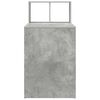 vidaXL Desk Concrete Grey 108 x 55 x 103.5 cm Engineered Wood
