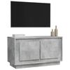 vidaXL TV Cabinet Concrete Grey Engineered Wood Small TV Cabinet
